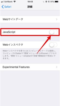 iPhone、Webサイトデータとは？JavaScriptとは？